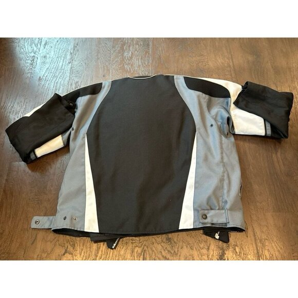 Alphinestars Motorcycle Jacket Black/White Textile Lined - Picture 2 of 8